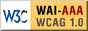 WAI Web Content Accessibility Guidelines 1.0 Level Triple-A conformance